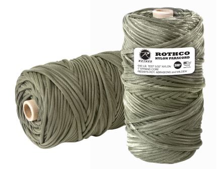 Rothco Nylon Paracord 550Lb 300 Ft Tube - Olive Drab