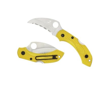 Spyderco Dragonfly 2 Salt Yellow Hawkbill for Maritime Adventures - C28SYL2HB