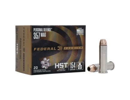 Federal Premium Personal Defense .357 Magnum 154 gr Ammo JHP - 20rds - P357HST1S