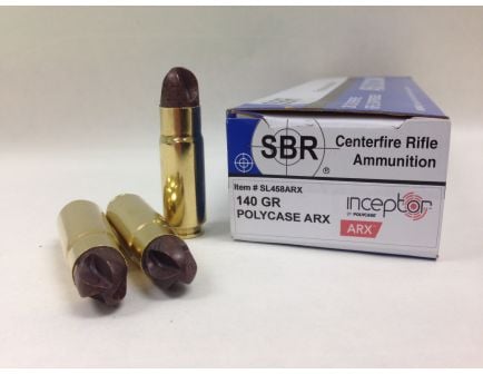SBR 458 SOCOM 140gr ARX Ammunition 20rds - SL45845