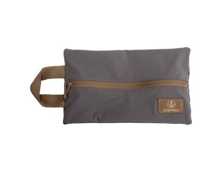 Leupold Pro Gear Stretch Zip Pouch Medium in Gray/Tan - Versatile Accessory Storage - 182658