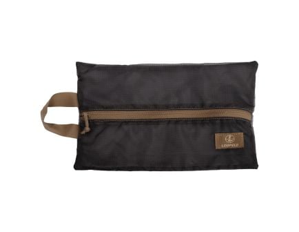 Leupold Pro Gear Ripstop Mesh Zip Pouch Large in Black/Gray/Tan - Spacious and Durable - 182662
