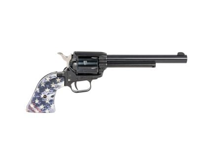 Heritage Manufacturing Rough Rider USA Flag 02 .22LR Revolver 6.50" 6rds, Black - RR22B6US01