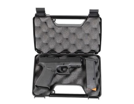 MTM Case Gard Polypropylene Pistol Case in Black - Secure Handgun Storage - 803R