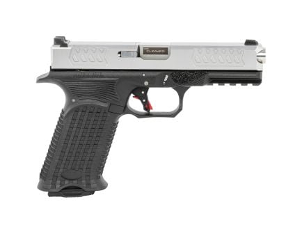 Bul Armory Axe Cleaver FS 9mm 4.49" 17rds, Black/Stainless - AXEFSCLEVSLV9US