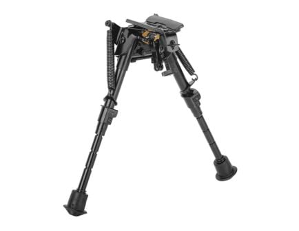 Caldwell XLA Spring Pivot Position Bipod - Black - Stability and Precision in Every Shot - 635705