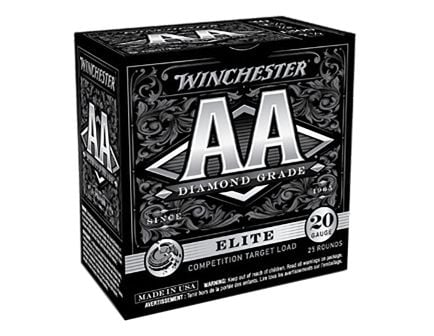 Winchester AA Diamond gr Ammoade Elite Trap 20 Gauge 2.75" #7.5 0.87 oz - 25rds - AADG207
