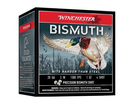 Winchester Bismuth 20 Gauge 3" #4 1.12 oz - 25rds - SWB2034