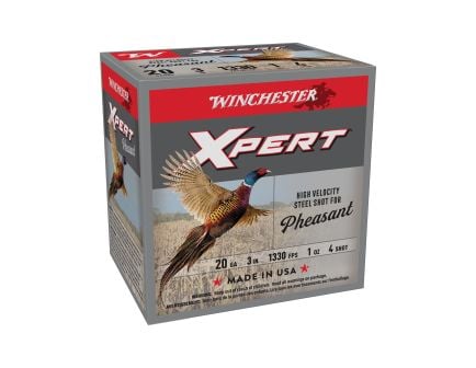 Winchester Xpert Pheasant 20 Gauge 3" #4 1 oz - 25rds - WEXP2034