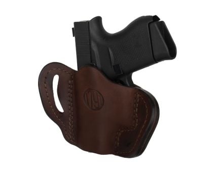 1791 Gunleather Optic Ready Glock 43/Walther PPK Leather OWB Right Holster C - MOBHCBRWR