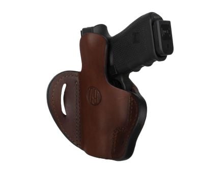 1791 Gunleather Optic Ready Glock 17 Leather OWB Holster Right 2.1, Brown/Mossy Oak - MOBH21BRWR