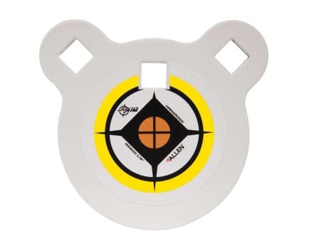 EZ Aim Hardrock Gong Shooting Target - Black/White/Yellow, 3-Pack - 15596