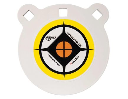 EZ Aim Hardrock Gong Shooting Target, Black/White/Yellow - 15597