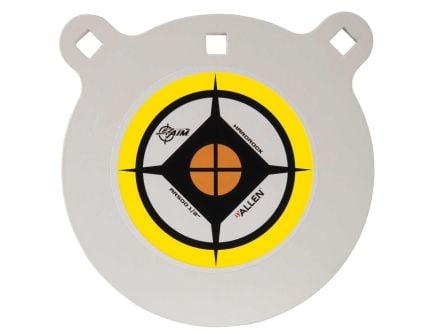EZ Aim Hardrock Gong Shooting Targets, Black/White/Yellow - 15598