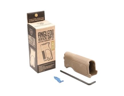 Strike Industries Long Angled Vertical Grip for M-LOK Rails, Flat Dark Earth - SI-AR-CMAG-L-FDE