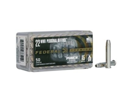 Federal Premium Personal Defense Punch .22 WMR 45 gr Ammo JHP - 50rds - PD22WMR1