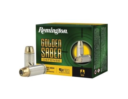 Remington Golden Saber Defense .40 S&W 180 gr Ammo BJHP - 20rds - 27608