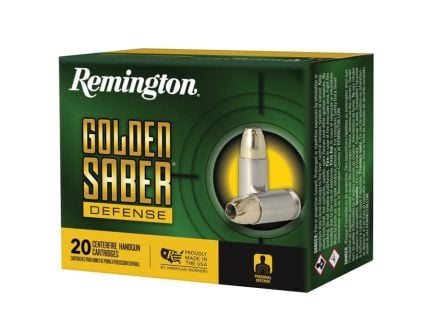 Remington Golden Saber Defense 10mm Auto 180 gr Ammo BJHP - 20rds - R21369