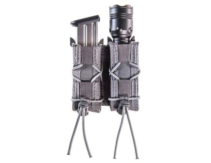 High Speed Gear Nylon Double TACO Pistol Magazine Pouch, Wolf Gray - 11PT02WG