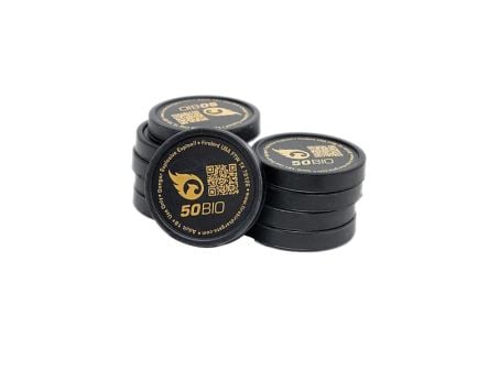 Firebird 50mm Biodegradable Instant Hit Recognition Flare Target 0.83" x 6.40", Black/Orange