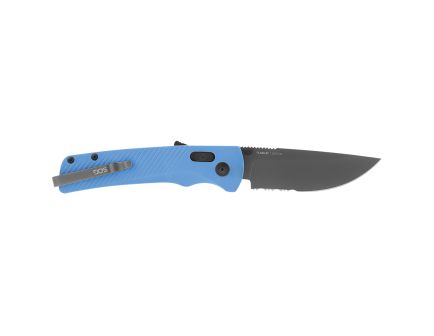 SOG Knives Flash AT Folding Knife, Civic Cyan - SOG11-18-04-41
