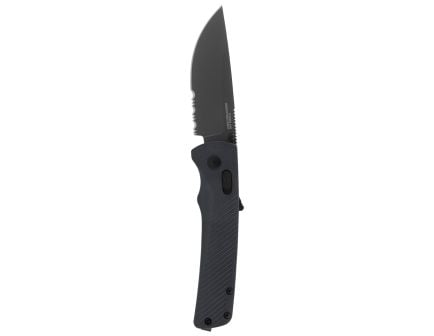 SOG Knives Flash AT Serrated Straight Folding Knife, Urban Gray - SOG11-18-06-41