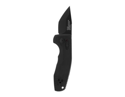 SOG Knives SOG-TAC AU Compact CA Compliant Folding Knife Tanto, Black - SOG15-38-14-57