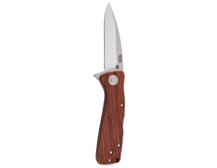 SOG Knives Twitch XL Folding Knife Drop Point, Brown - SOGTWI24-CP