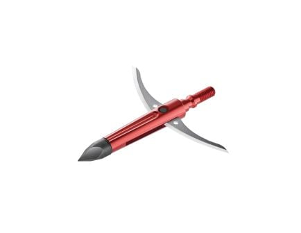 Bloodsport Arrows Night Fury Extreme 2.25"/100 gr Mechanical Chisel Broadhead, Red Pack of 3
