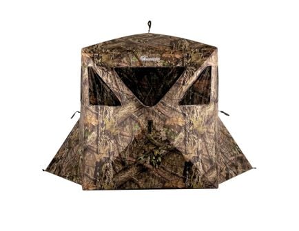 Ameristep Caretaker Kick-Out 55" x 55" x 66" Hub Ground Blind, Mossy Oak Break-Up Country Camouflage