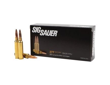 Sig Sauer Elite Ball .277 Fury 135 gr Ammo FMJ - 20rds - E277SFB13520