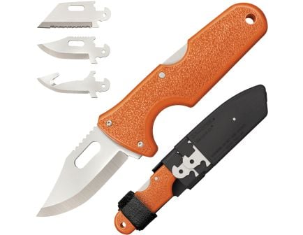 Blaze Orange Companion Cold Steel Hunter Fixed Knife for Outdoor Enthusiasts - CS-40ALZ
