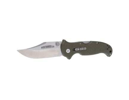 Cold Steel Bush Ranger Lite 3.50" Fixed Plain Knife, OD Green - CS21AZ