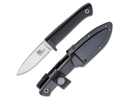 Cold Steel Mini Hunter Folding Knife Drop Point, Black - CS-36LPMF