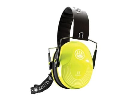 Beretta Safety Pro Earmuff 25 dB - Black/Florescent Yellow, Stay Safe in Style - CF1000000202FF