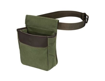 Beretta Waxwear Cotton/Leather Shell Pouch, Green - BS961020610076
