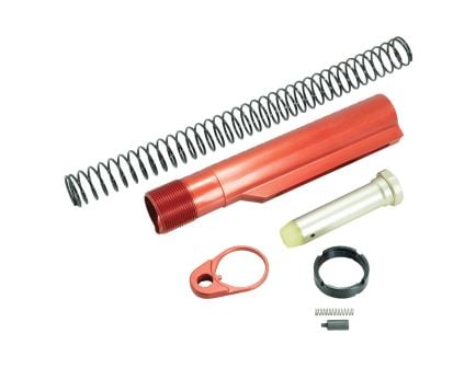 Timber Creek Outdoors Buffer Tube Kit for AR-15, Red - ARBTKR