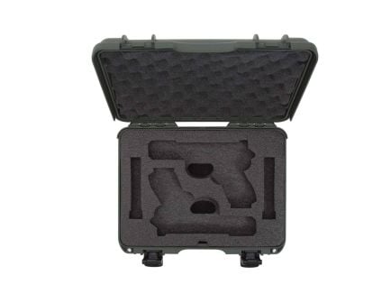 Nanuk Glock6 910 NK-7 Resin 2 UP Gun Case - Secure Firearm Transportation in Olive - 910-GLOCK6