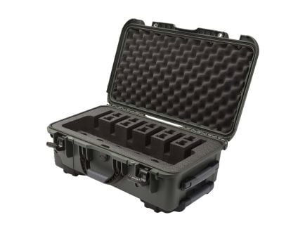 Nanuk 935 NK-7 Resin 6 UP Gun Case with Cubed Foam - Olive Green Firearm Security - 935-6UP6