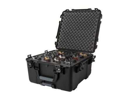 Nanuk 968 NK-7 Resin 20 UP Gun Case with Cubed Foam - Secure Firearm Storage in Black - 968-20UP1