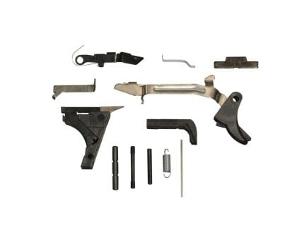Tacfire Lower Parts Kit for Glock 17, Black/Silver - PK-GLK17