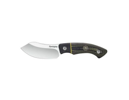 Remington Hunter Caping Fixed Blade Knife, Black and Multi-Color Green for Field Dressing - 15637
