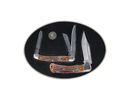Remington American Tradition Knife Set, Coffee Brown Set with Classic Appeal - 15682