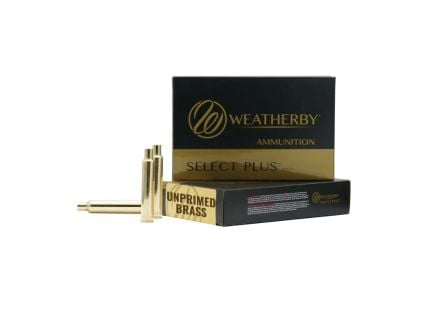Weatherby Select Plus .375 Weatherby Magnum Unprimed Rifle Brass, 20rds