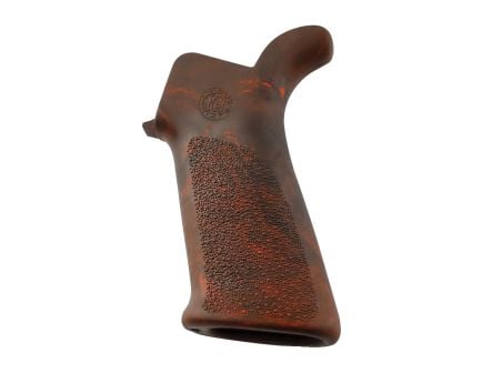Hogue Overmolded Beavertail Grip for AR-15/M16, Red Lava - 15431