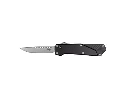 Southern Grind Arachnid OTF Knife Sleek and Deadly Drop Point Blade in Bold Black - SG12030020