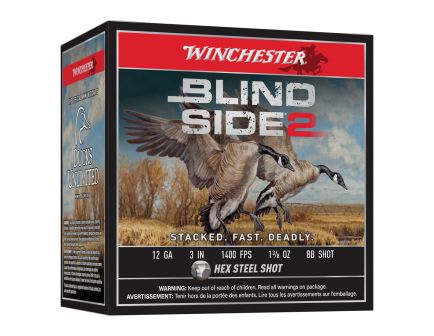 Winchester Blind Side 2 12 Gauge 3" #BB 1.37 oz - 25rds - XBS123BB