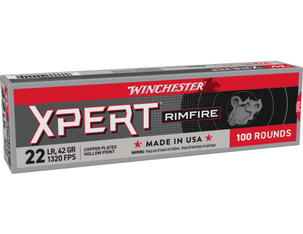 Winchester Xpert .22LR 40 gr Ammo LRN - 100rds - XPERT22X