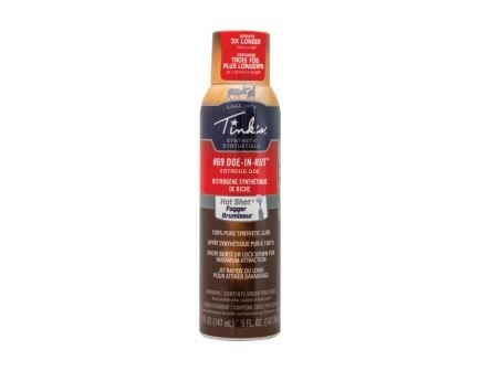 Tink's 69 Doe-In-Rut Hot Shot Buck Lure Synthetic Fogger, 5 oz Can