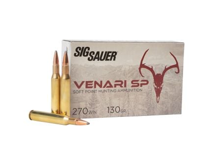 Sig Sauer Venari .270 Winchester 140 gr Ammo SP - 20rds - V270SP13020